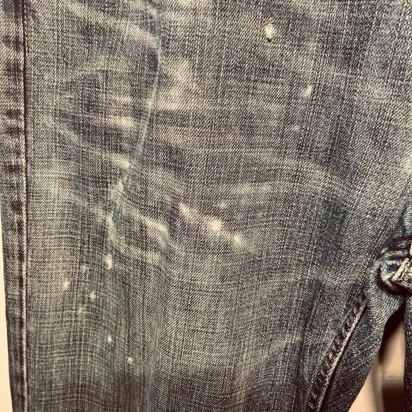 American Eagle Jeans Men Original Boot Distressed Denim Cotton Casual 34/36 - Picture 3 of 7